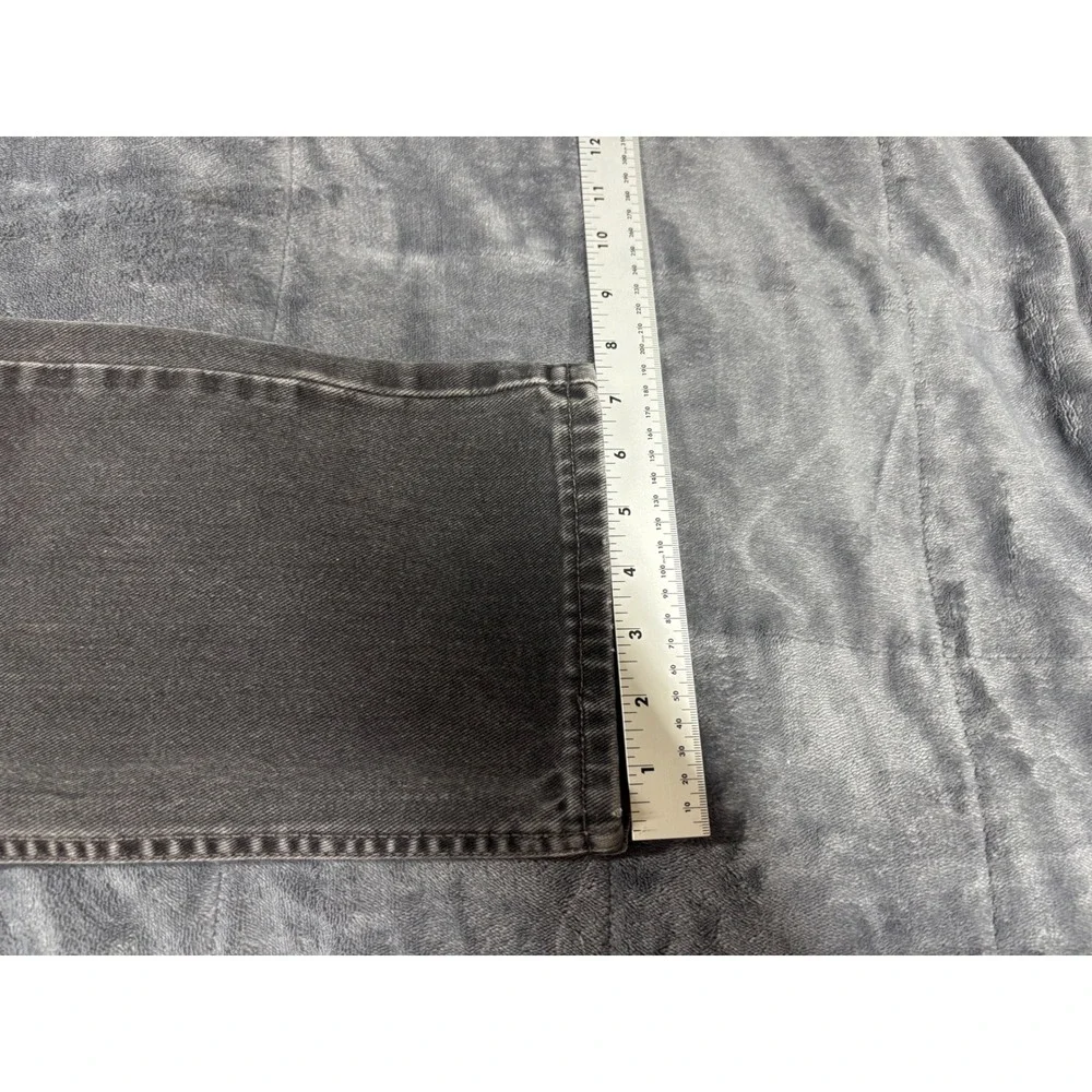 Levis 505 Mens Vintage Made in USA Faded Black Straight Leg Denim Jeans 33x34